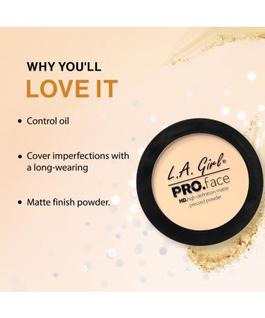 L.A. Girl PRO Face Powder - Fair | Lightweight Setting Powder - Buy Online on GoSupps.com
