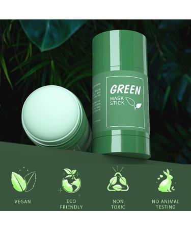 Purifying Green Tea Clay Stick Mask for Blackhead Removal - Anti-Acne, Oil Control & Pore Cleansing for All Skin Types - Men and Women - Buy Online on GoSupps.com