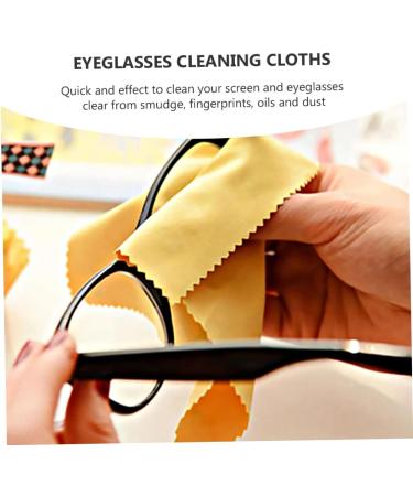 NOLITOY 100pcs Lens Cleaner Cloth - Eyewear Screen & Eyeglass Cleaning Wipes in Random Colors | 12.5x12.5cm - Buy Online on GoSupps.com