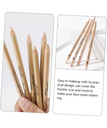 Healeved 16 Pcs Concealer Pen Concealer for Marks Makeup Concealer Women Makeup Supplies Wooden White - Buy Online on GoSupps.com