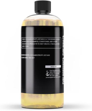 Pure Original Ingredients Cocamidopropyl Betaine 32 Fl Oz - 100% Pure No Fillers or Additives for International Shipping - Buy Online on GoSupps.com