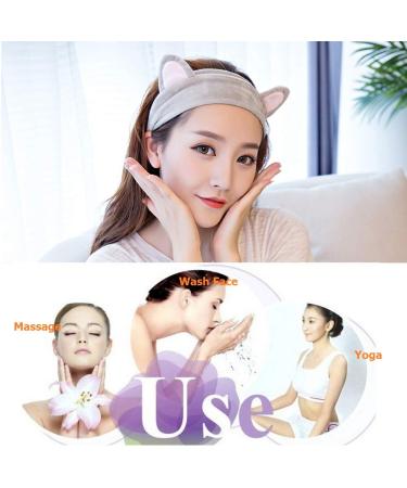 Justime 3-Piece Facial Mask Brush Set & Gray Hair Band | Perfect Cosmetic Tool for Beauty Masks - International Shipping Available - Buy Online on GoSupps.com