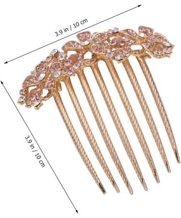 DOITOOL Rhinestone Elegant Teasing Combs for Women Hair Claw Clips for Women Crystal Bridal Hair Comb Barrettes for Women Hair Jewels for Women Dazzling Hair Comb Hair up Wedding Women's - Buy Online on GoSupps.com