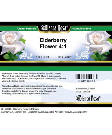 Elderberry Flower 4:1 Cream (2 oz ZIN: 520025) - 3 Pack - Buy Online on GoSupps.com