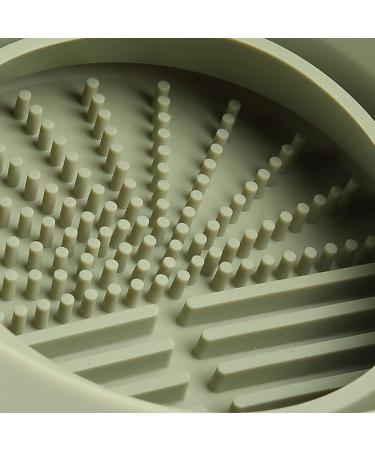 Portable Cosmetic Brush Cleaner Silicone Makeup Brush Cleaning Mat Foldable Makeup Brush Cleaning Bowl Makeup Brush Scrubber Washing Tool for Cosmetic Brush Powder Puff - Buy Online on GoSupps.com