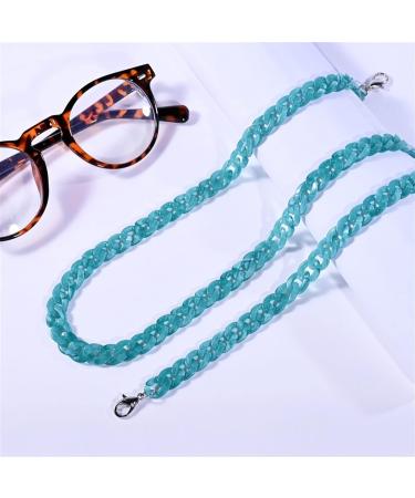 SBTRKT 5-Piece Acrylic Fiber Eye Chain for Sunglasses | Robust Slip-Resistant Corrosion-Resistant - 72cm Green - Buy Online on GoSupps.com