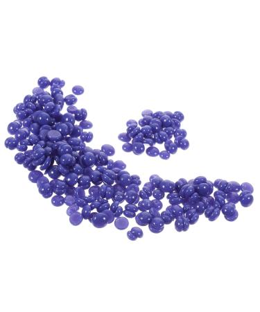 Minkissy 9 Packs Wax beans For hair removal hard wax beans hard wax hair removal cream Face wax pearl wax pearls for hair removal beeswax depilatory cream violet