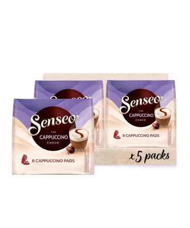 Buy Senseo Milka Kocao Pads - 40 Compatible Coffee Pods for Cappuccino & Choco | 5-Pack Bundle | International Shipping - Buy Online on GoSupps.com
