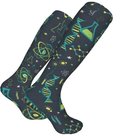 Midcentury Modern Science Compression Socks for Men & Women | 15-20 mmHg Circulation Support for Running & Cycling - Buy Online on GoSupps.com