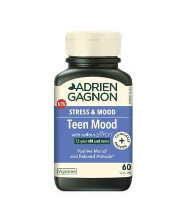 Adrien Gagnon - Teen Mood - 100% Plant-based Clinically Proven Moodbooster - 60 Count