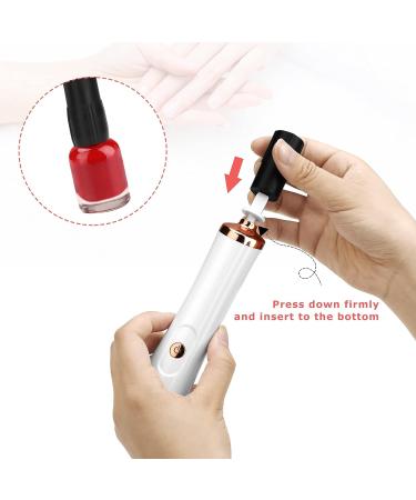 Electric Glue Shaker for Eyelash Extensions & Nail Polish - White - Buy Online on GoSupps.com
