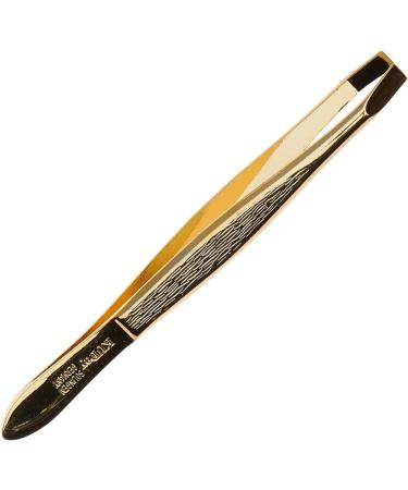 May Fine Gold-Plated Tweezers for Perfect Eyebrow Plucking | Premium Quality from Solingen - International Shipping Available - Buy Online on GoSupps.com