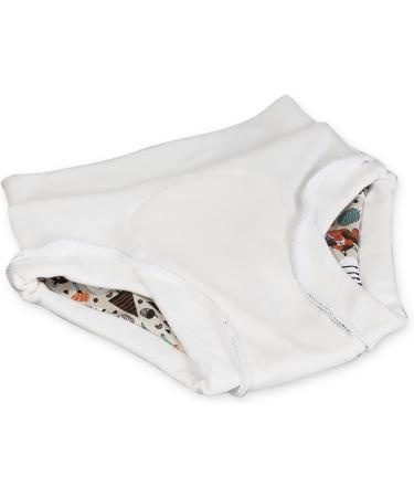 Petit Lulu Training Pants | Size L (32-41.9 lbs) | Fluffy Organic | Cloth Diaper Potty Trainer | Pull Up Nappy | Washable & Reusable | Made in Europe (Forest Friends) - Buy Online on GoSupps.com