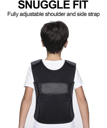 Kids Weighted Compression Vest for Autism ADHD SPD | 2lb Removable Weights | Ages 2-4 Small | Black - Buy Online on GoSupps.com