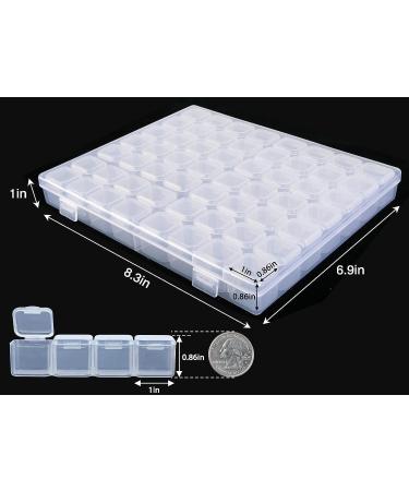 SGHUO 280 Slots 5 Pack Diamond Painting Storage Containers with Label Stickers - Ideal for Sewing, Nail Art, and Diamond Painting Accessories - Buy Online on GoSupps.com