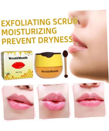 FOMIYES Moisturizing Lip Mask Lip Moisturizing Mask Lip Mask Balm Hydrating Lip Balm Sleeping Lip Mask Honey Lip Balm Repair Lip Mask Sleeping Mask for Women Lip Masks Miss Month Care Wax - Buy Online on GoSupps.com