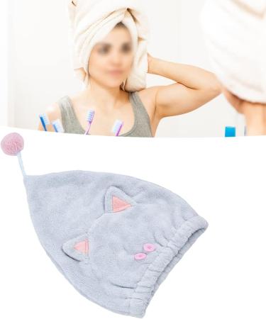 Premium Microfiber Hair Towel Wrap for Women - Soft Coral Fleece Curly Hair Turban | Ideal for Gym Travel Camping & Home Use - Buy Online on GoSupps.com