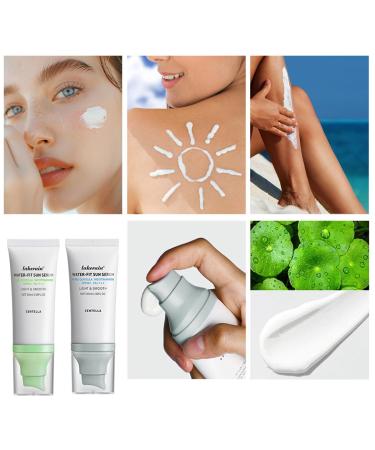 Centella Sunscreen SPF 50 Face Sun Screen Long-Lasting Protection Cen-tella Madagascar Sunscreen NO White Cast - Dry Oily Skincare Moisturizing Non-Sticky Centella Water-Fit Sun Serum for All Skin Blue - Buy Online on GoSupps.com