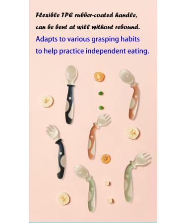 6 Pcs Bendable Spoons and Forks Anti-Shake for The Elderly Easy Grip Fork Tableware Food aid Tableware Stroke Rehabilitation Training Auxiliary Correction - Buy Online on GoSupps.com