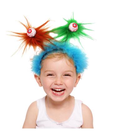 Eyeball Creative Headband Exquisite Eyeball Design Hair Hoops Hair Decor | Exquisite Blood Eyeballs Headwear Horror Big Eye Ball Hair Hoop For Stage Performance And Masquerade Green Orange One Size