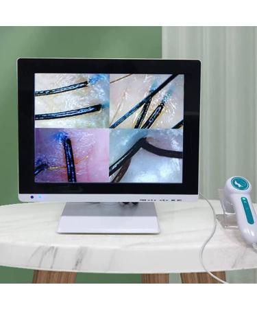 Scalp Detector Skin Diagnosis Hair Analyzer 15 Inch Screen Digital Skin Detector Moisture Tester Hair Skin Analyzer Machine for Home Beauty Salon Spa - Buy Online on GoSupps.com