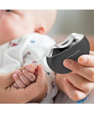 Fingernail Cutters for Seniors | Safety Fingernail Nail Clipper - Rechargeable Cutter and File Nail Clipper LCD Digital Display Clipper with Light & 3 Speeds for Children Kids Adult Black - Buy Online on GoSupps.com