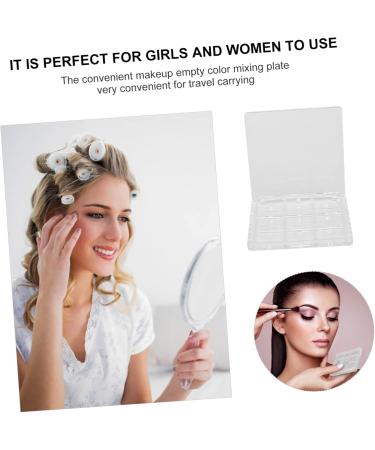 Beavorty 32 Pcs Eye Shadow Box Cosmetic Travel Containers Powder Jar Makeup Organizer Case Lipstick Acrylic 8x8cmx8pcs Transparent Colorx8pcs - Buy Online on GoSupps.com