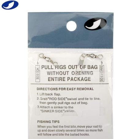 Fishing Rigs 6 Hook Set Rainbow Skin Silk String Hook Lure Bait Rig Tackle - Available in 5/10/25/50/100 Packs - Buy Online on GoSupps.com