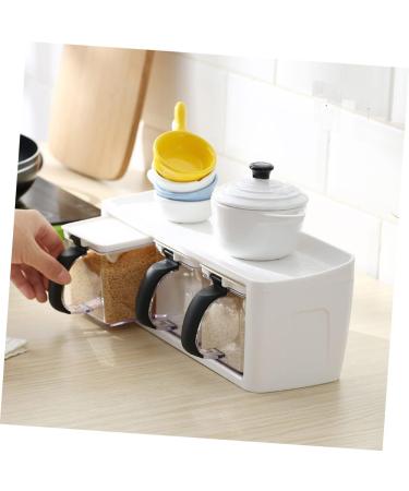 LABRIMP Bamboo Basket 1pc Box Sauce Container Condiment Dressing Case Seasoning Containers Seasoning Box Set Household - Buy Online on GoSupps.com