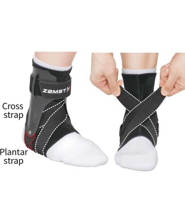 Zamst A2-DX Adjustable Ankle Brace - Prevent Sprains | Size L (Black) - International Shipping Available - Buy Online on GoSupps.com