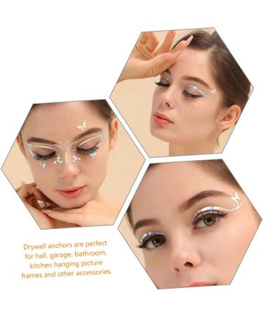  minkissy minkissy 6 Sheets Eyeshadow Stickers Glue Makeup Stickers Eyeliner Decals - Buy Online on GoSupps.com
