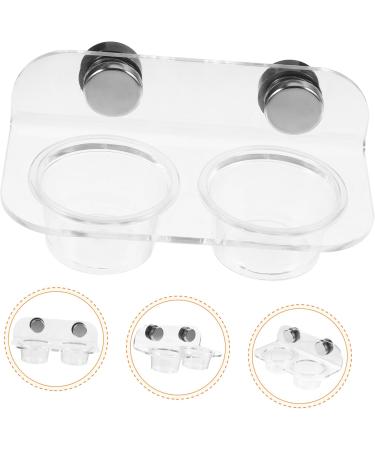 TOGEVAL 1 Set Magnetic Water Feeder Gecko Feeding Cups Reptile Feeding Cups Leaopard Tortoise Worm Acrylic - Buy Online on GoSupps.com