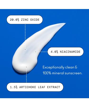 Invisible Lightweight SPF 33 Daily Face Sunscreen | Oil-Free Quick-Absorbing Vegan with Niacinamide | Broad Spectrum Protection | Clear Mineral Zinc Oxide - Buy Online on GoSupps.com