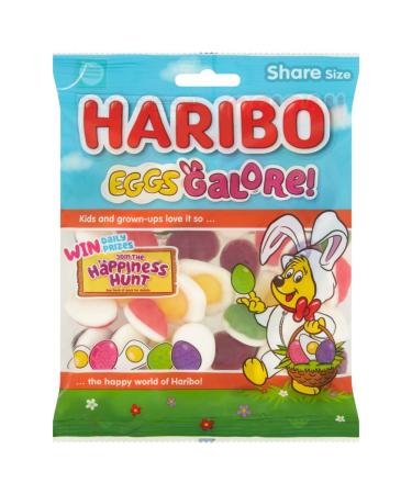 HARIBO Fried Eggs Galore Easter Sweets Easter Egg Bag 160g White
