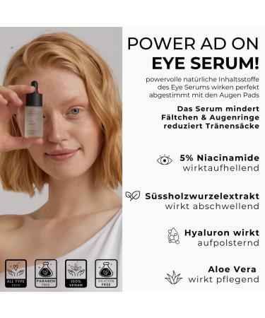 Reusable Eye Pads & 5ml Serum - Anti-Aging Puffiness & Wrinkle Reduction - Award Winner 2022 - 100% Medical Silicone - Made in Germany - Buy Online on GoSupps.com