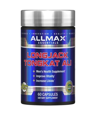 ALLMAX Essentials LongJack Tongkat Ali - 60 Capsules - Men s Health Supplement - Improves Vitality - 60 Servings