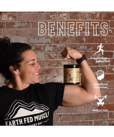 Earth Fed Muscle Stammpede Sour Cherry Pre Workout Powder for Men & Women Pre Workout No Caffeine Vegan & Gluten Free Boosts Focus & Endurance Lion s Mane Taurine Peak O2 30 Servings - Buy Online on GoSupps.com