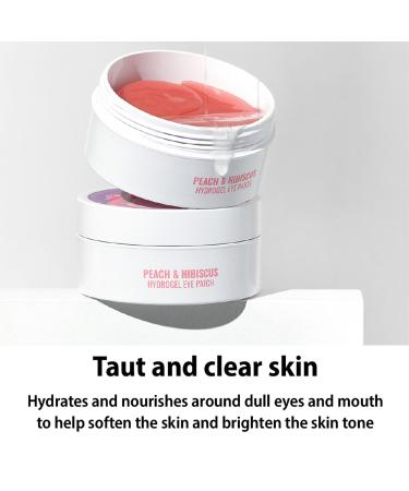 Peach & Hibiscus Hydrogel Eye Patch - Revitalize & Hydrate Your Eyes | 3.17 Fl Oz - International Shipping Available - Buy Online on GoSupps.com