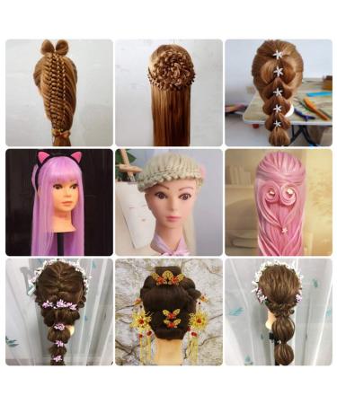 99% Human Hair Training Head for Hairdressers - Realistic Styling Practice Brown - Buy Online on GoSupps.com
