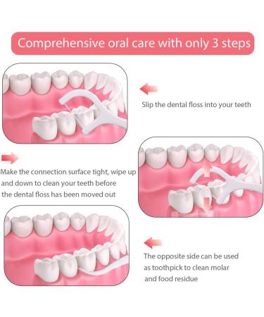Cupinyo Dental Floss Sticks - 300pcs Teeth Cleaning Floss Picks for Gap Protection - Buy Online on GoSupps.com