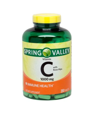 Spring Valley - Vitamin C 1000 mg with Rose Hips 250 Tablets