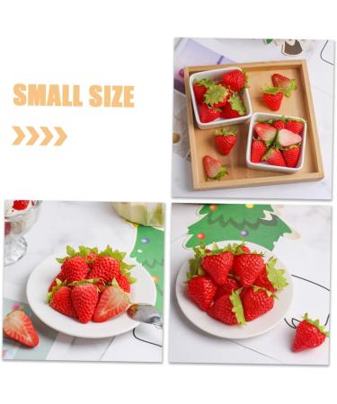 Alipis Fruit Decor 40 Pcs Artificial Strawberry Fruit Home Decor Strawberries Fake Strawberry Lifelike Strawberry Cute Strawberry Stuff Strawberry Birthday Decorations Pvc Props Window As Shownx4pcs 4.00X3.00X3.00CMx4pcs - Buy Online on GoSupps.com