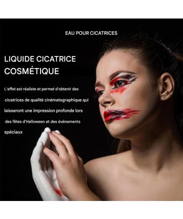  Jingmiger Liquid Scar Makeup - Long Lasting Solution 15ml Cosmetic Water for Scars For Halloween Stage Performance Cosplay Cinema Theatre - Buy Online on GoSupps.com