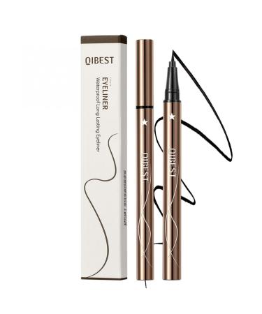 Liquid Eyeliner Pen Waterproof Smudge Proof Long Lasting Black/Brown Ultra Fine Felt Tip Eyeliner Pen One Size (Pack of 1) 0.14 Fl Oz (Pack of 1) X-Black