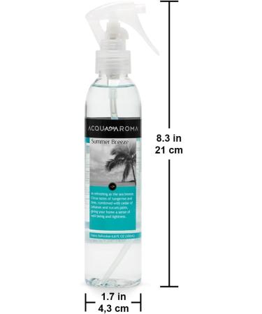 Acqua Aroma Summer Breeze Fabric Refresher - Fresh Linen Scent 6.8 FL OZ (200ml) - Buy Now for International Shipping - Buy Online on GoSupps.com