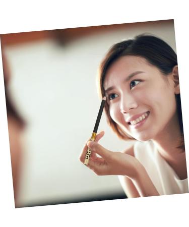 NOLITOY 2pcs Brow Brush Eyebrow Pencil Waterproof) Eyebrow Pencil Brush Palette Make up Filler Women's 1 count (Pack of 1) Black - Buy Online on GoSupps.com