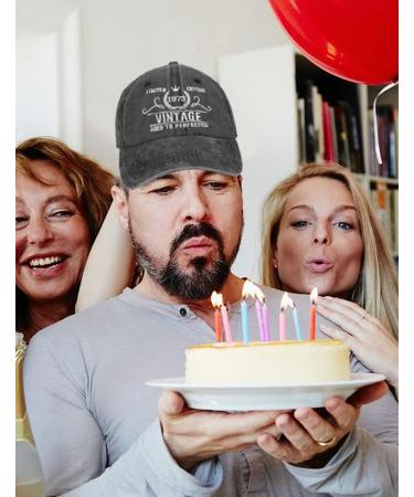 Siteshy 50th Birthday Vintage 1973 Baseball Cap Perfect Gift Idea for Men & Women Turning 50! - Buy Online on GoSupps.com