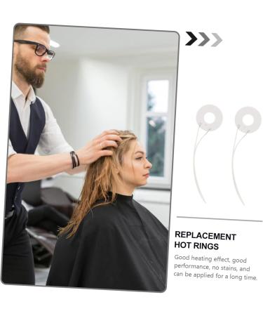 AUTSUPPL 2pcs Hot Rings for Hair Styling Tool Replacement Hot Ring Heating Coil Coils White Ceramics - Buy Online on GoSupps.com