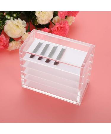 Buy 1 Piece Transparent 5-Layer Eyelash Storage Box - Ultimate False Eyelash Organizer for Travel & Home - Buy Online on GoSupps.com