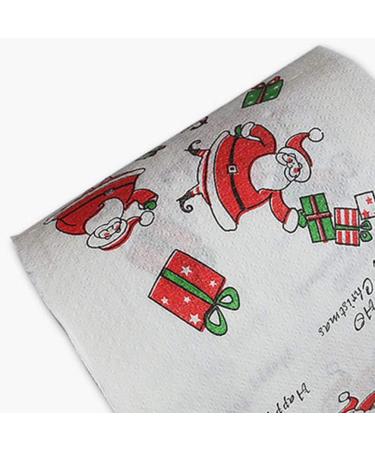 Amosfun Christmas Santa Toilet Paper Tissue Napkin Prank Fun Birthday Party - Buy Online on GoSupps.com